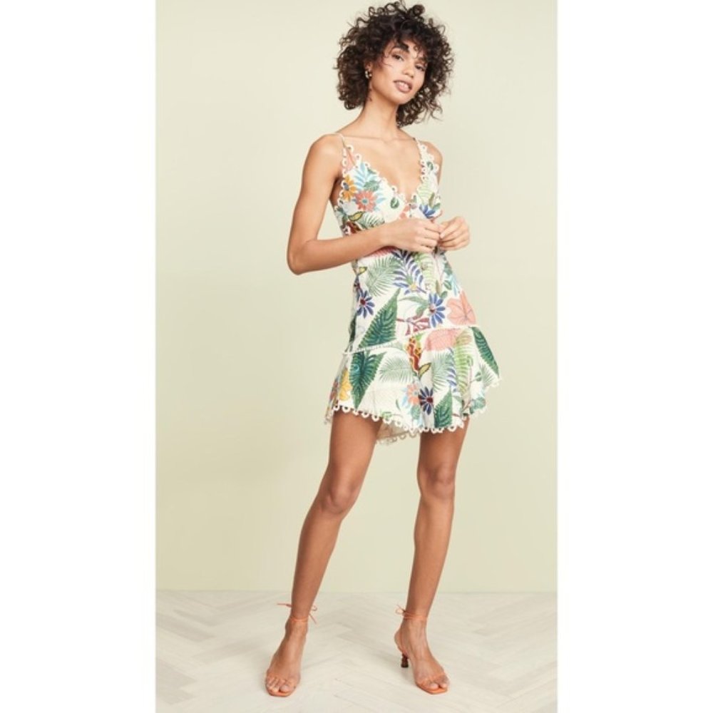 NWOT Farm Rio Vintage Garden Mini Dress